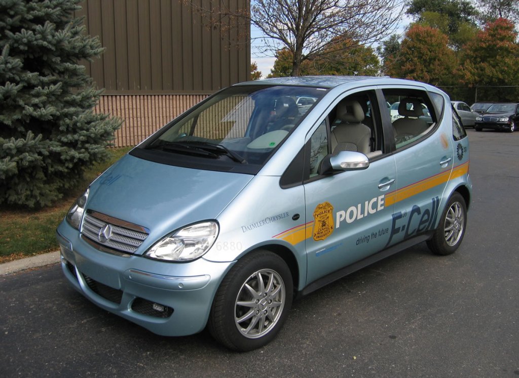 MercedesBenz police car